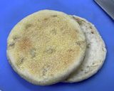イングリッシュマフィンでホットサンド作り方1写真
