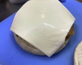 イングリッシュマフィンでホットサンド作り方4写真