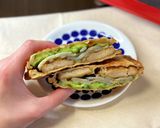 イングリッシュマフィンでホットサンド作り方8写真