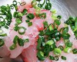 岩塩と酢橘が絶品！白身魚の刺し身♡作り方3写真
