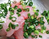 岩塩と酢橘が絶品！白身魚の刺し身♡作り方3写真