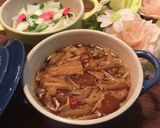 大根おろしとなめ茸の見た目洋風お蕎麦作り方1写真