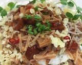 大根おろしとなめ茸の見た目洋風お蕎麦作り方3写真