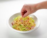 和えるだけ!キャベツのコンソメパスタ作り方6写真