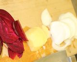 色鮮やか❤ビーツの冷製スープ作り方1写真