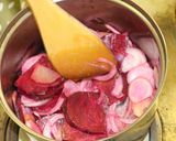 色鮮やか❤ビーツの冷製スープ作り方3写真