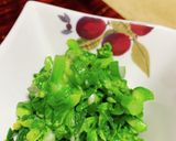 菜の花のナムル柿酢和え作り方3写真