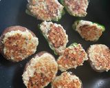 体に優しい豆腐と鶏挽肉でピーマンの肉詰め作り方6写真