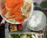 中華炒めandサーモンのバター焼き!!作り方2写真