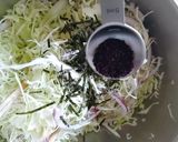 キャベツとツナ★無限サラダ★赤しそ風味作り方2写真