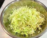 もりもり湯通しキャベツとしらすのサラダ作り方1写真
