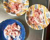 レンジコク旨きな粉ごま味噌ポン味甘酢酢豚作り方3写真