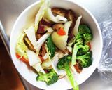 お一人様☆きな粉甘辛味根菜たっぷり野菜炒作り方14写真