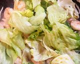 シャキシャキレタスとエビの香ばし炒め作り方5写真
