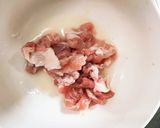 簡単きな粉コク旨味噌豚こま大根青椒肉絲風作り方1写真