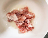 簡単きな粉コク旨味噌豚こま大根青椒肉絲風作り方1写真