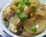 鶏皮の親子丼♪作り方12写真
