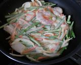 カリふわ！春色！米粉で海鮮ニラチヂミ作り方4写真