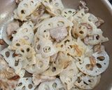 蓮根と豚肉のマヨ炒め作り方4写真