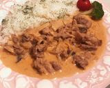 豚こまでも美味しい♡ポークストロガノフ♪作り方8写真