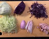 Cabbage Ham Salad作り方1写真