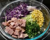 Cabbage Ham Salad作り方2写真