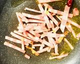 キャベツとベーコンのパスタ作り方4写真