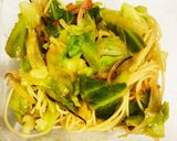 キャベツとベーコンのパスタ作り方11写真
