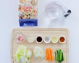 野菜たっぷり！中華 五目汁ビーフン作り方2写真