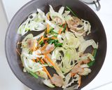 野菜たっぷり！中華 五目焼ビーフン作り方3写真