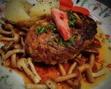 チーズInの豆腐ハンバーグ！@≧↺≦@ノ作り方13写真