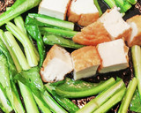 厚揚げ豆腐と小松菜のうまいうまい煮作り方2写真