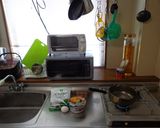 最速の天玉ワカメ蕎麦作り方1写真