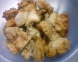 簡単☆好評　鶏のからあげ　甘酢ダレ作り方4写真
