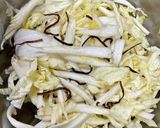 白菜と塩昆布の旨味たっぷりチヂミ作り方1写真