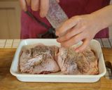 チキンソテー　いちごソース作り方1写真