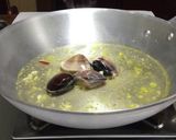 ワンパン･蛤と青海苔のスパゲティーニ♡作り方4写真