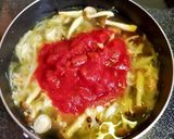 毛ガニのトマトスープパスタ作り方5写真