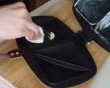 揚げないコロッケホットサンド作り方7写真