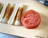 ちくわとトマトのお腹いっぱいホットサンド作り方2写真
