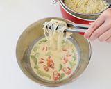 エビとアボカドの冷製クリーミーうどん作り方6写真