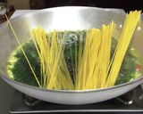 ワンパン･蛤と青海苔のスパゲティーニ♡作り方10写真