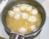姜葱醬で♪鶏だんごと冷凍里芋の中華煮作り方4写真