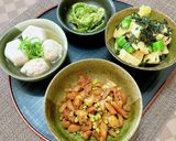 姜葱醬で♪鶏だんごと冷凍里芋の中華煮作り方7写真