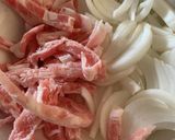 新玉ねぎと豚肉の【つけ汁】♡作り方4写真
