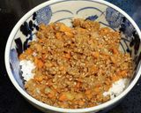 味噌そぼろ丼作り方4写真