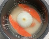 新玉ねぎ炊き込みご飯 鮭バージョン作り方4写真