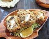 ジュースが溢れ出る肉厚椎茸フライ作り方4写真