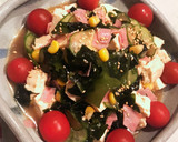 わかめと豆腐のゴマだれサラダ♪作り方5写真