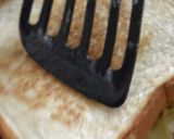 フライパンで♪巣ごもり卵のホットサンド作り方10写真
